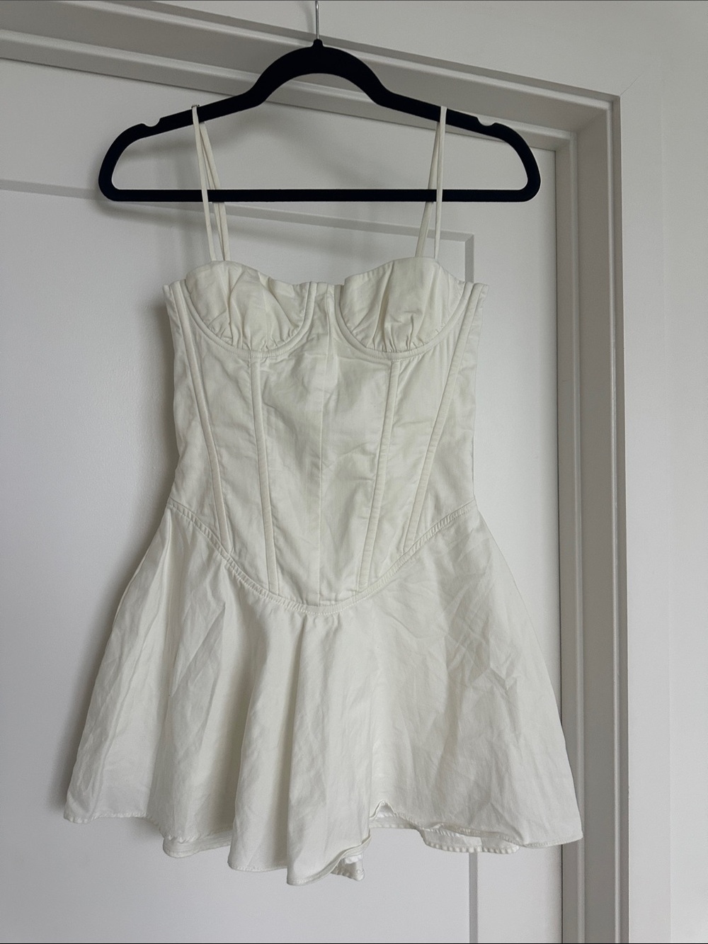 Camila Coelho corset dress off white mini XXS